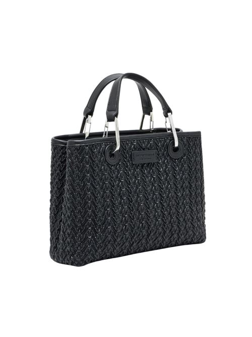 SHOPPER PICCOLA MYEA EFFETTO TRAPUNTATO EMPORIO ARMANI | EW000361 AF18941UC001